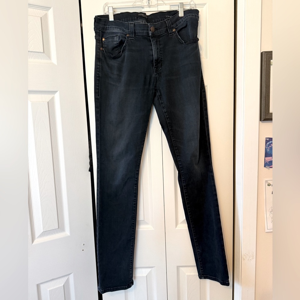 Fidelity Denim Torino Slim Jean 34 Piston Dark Blue Indigo Wash
